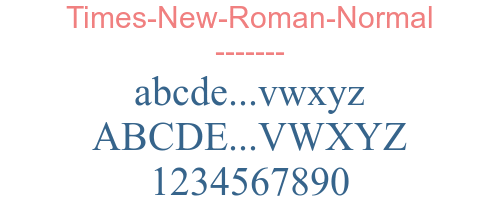 Times-New-Roman-Normal