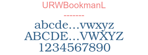 URWBookmanL