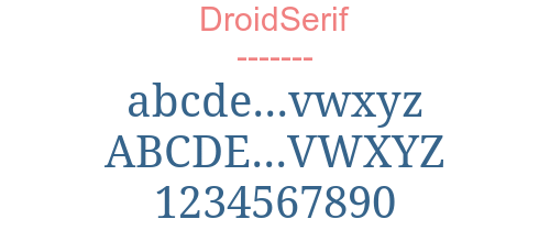 DroidSerif