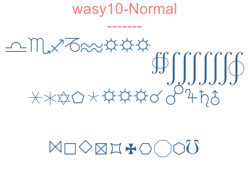 wasy10-Normal