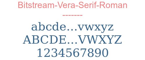 Bitstream-Vera-Serif-Roman