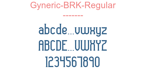 Gyneric-BRK-Regular