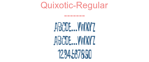 Quixotic-Regular