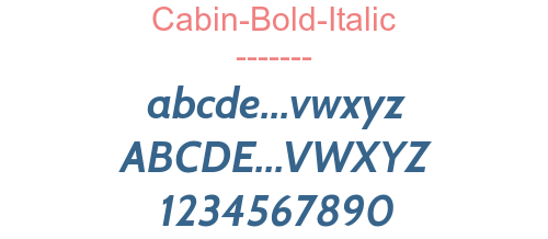 Cabin-Bold-Italic