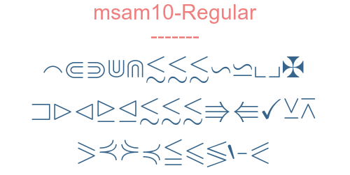 msam10-Regular