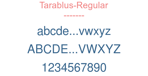 Tarablus-Regular