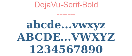 DejaVu-Serif-Bold