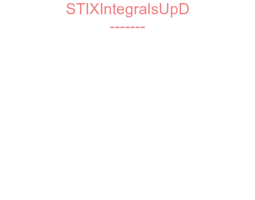 STIXIntegralsUpD