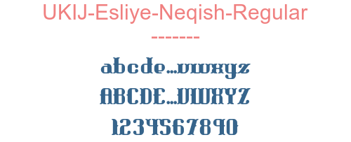 UKIJ-Esliye-Neqish-Regular