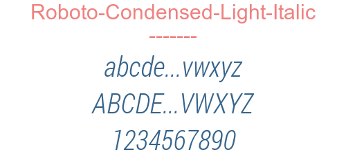 Roboto-Condensed-Light-Italic