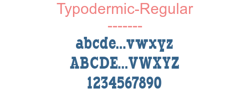Typodermic-Regular