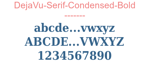 DejaVu-Serif-Condensed-Bold