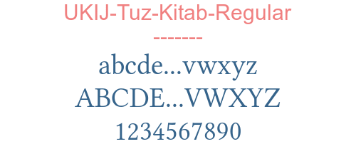 UKIJ-Tuz-Kitab-Regular