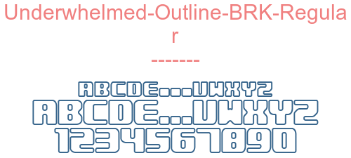 Underwhelmed-Outline-BRK-Regular