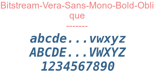 Bitstream-Vera-Sans-Mono-Bold-Oblique