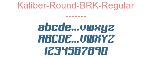 Kaliber-Round-BRK-Regular