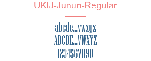 UKIJ-Junun-Regular