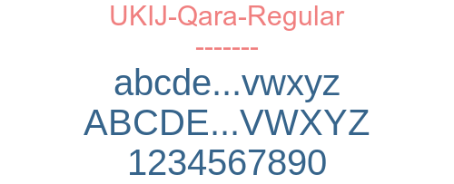 UKIJ-Qara-Regular