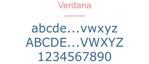 Verdana