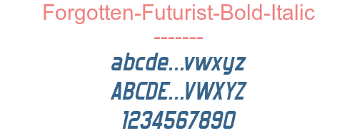 Forgotten-Futurist-Bold-Italic