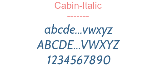 Cabin-Italic