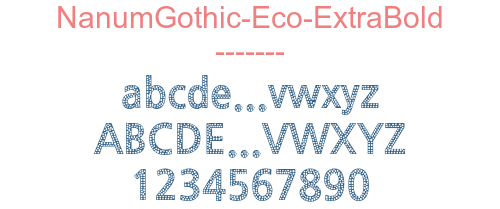 NanumGothic-Eco-ExtraBold