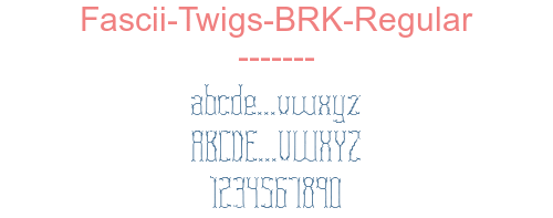 Fascii-Twigs-BRK-Regular