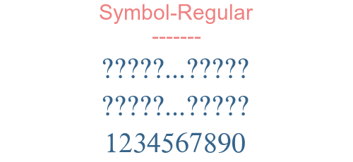 Symbol-Regular