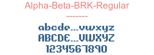 Alpha-Beta-BRK-Regular