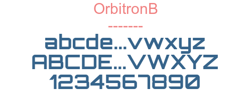 OrbitronB