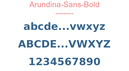 Arundina-Sans-Bold