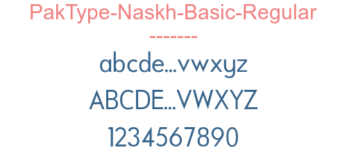 PakType-Naskh-Basic-Regular