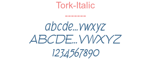 Tork-Italic