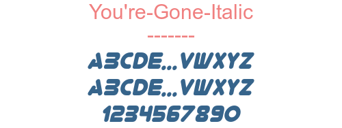 You're-Gone-Italic