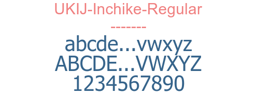 UKIJ-Inchike-Regular