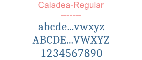 Caladea-Regular