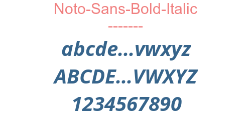 Noto-Sans-Bold-Italic