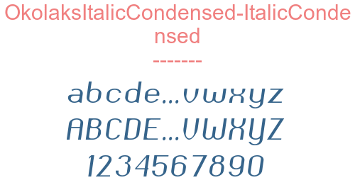 OkolaksItalicCondensed-ItalicCondensed
