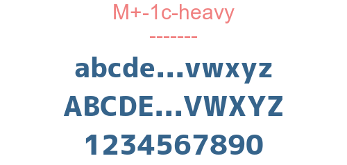 M+-1c-heavy