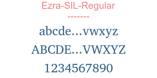 Ezra-SIL-Regular