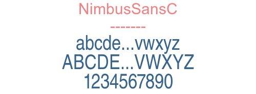 NimbusSansC