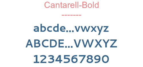 Cantarell-Bold