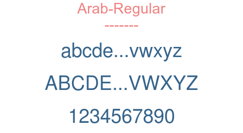 Arab-Regular