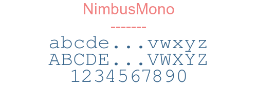 NimbusMono