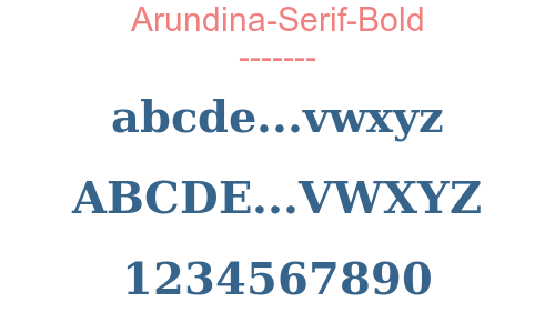 Arundina-Serif-Bold