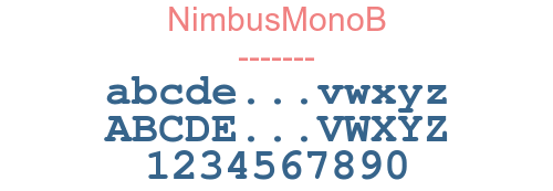 NimbusMonoB