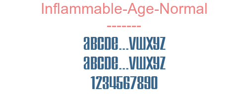 Inflammable-Age-Normal