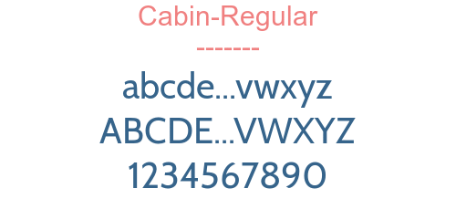 Cabin-Regular