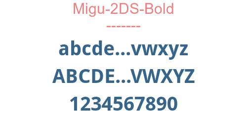 Migu-2DS-Bold