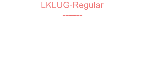 LKLUG-Regular